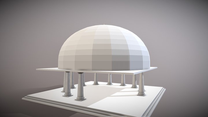 Doric Pillar 3D Model