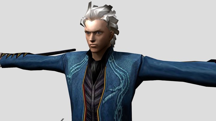 Vergil devil may cry 3D Model