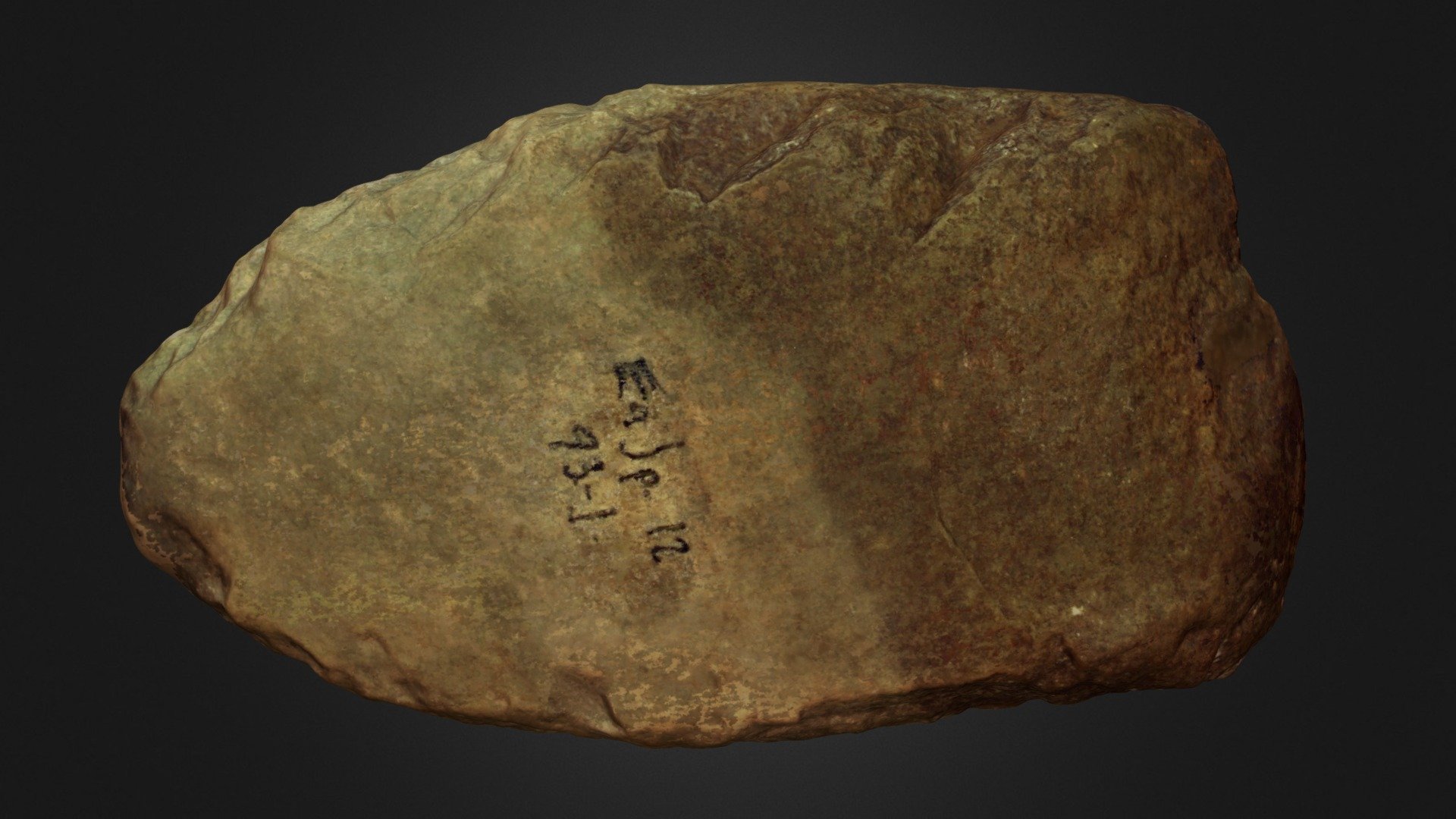 EaJp-12 Groundstone Axe - 3D model by Lakehead Anthropology ...
