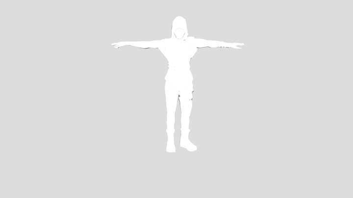 FREE FIRE BLUE NINJA 3D Model