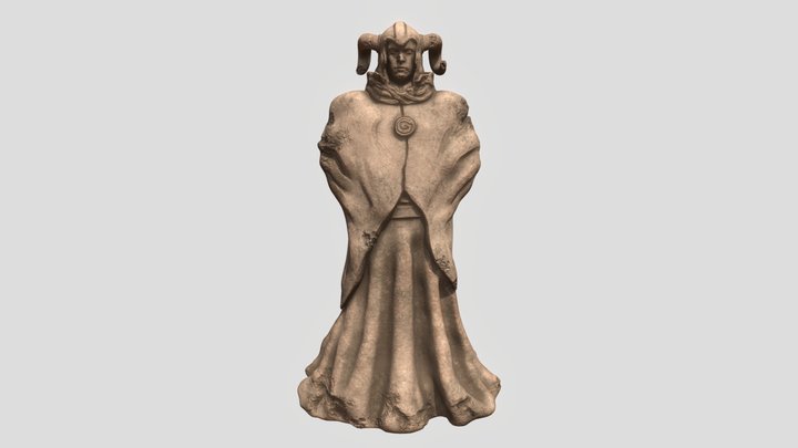 Ramsguard Statue Lowpoly - Portfolio Project 3D Model