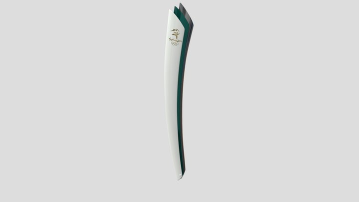 Sydney 2000 Olympic Torch 3D Model