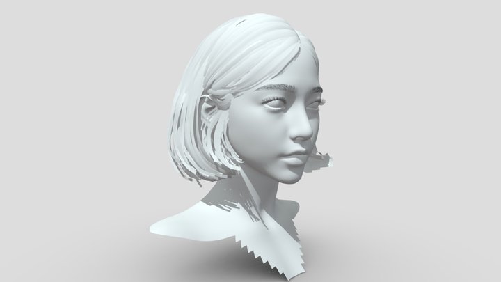 少女 3D Model