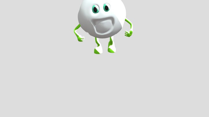 davdav run animation (hospital of davdav 2) 3D Model
