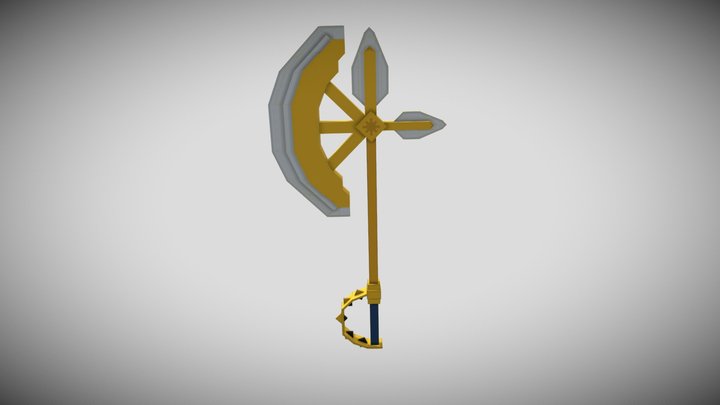 Escanor Divine Axe Rhitta 3D Model