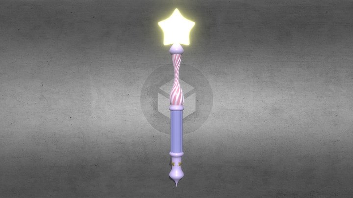 Project Magical Mary - Basic Wand 3D Model