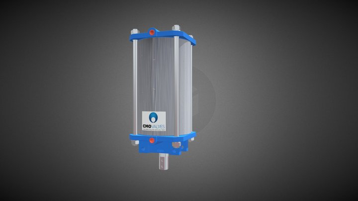 PNEUMATIC ACTUATOR - CMO VALVES 3D Model