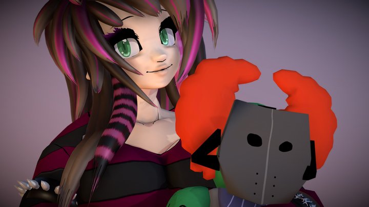 FiliazPink Commission 3D Model