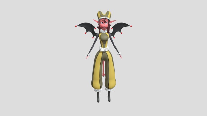 Clown+Succubus 3D Model