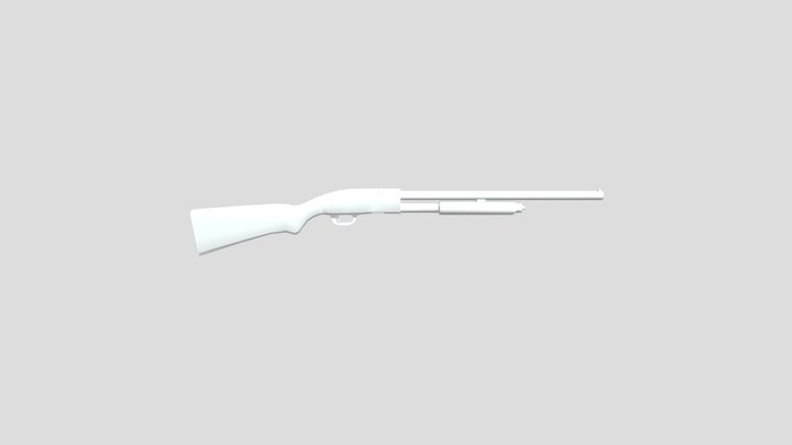 Дробовик 3D Model