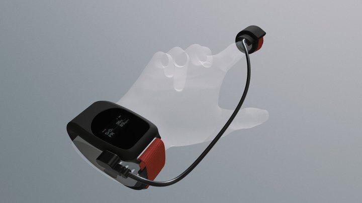 Mircod Smart Sense SPO2 Wristband 3D Model