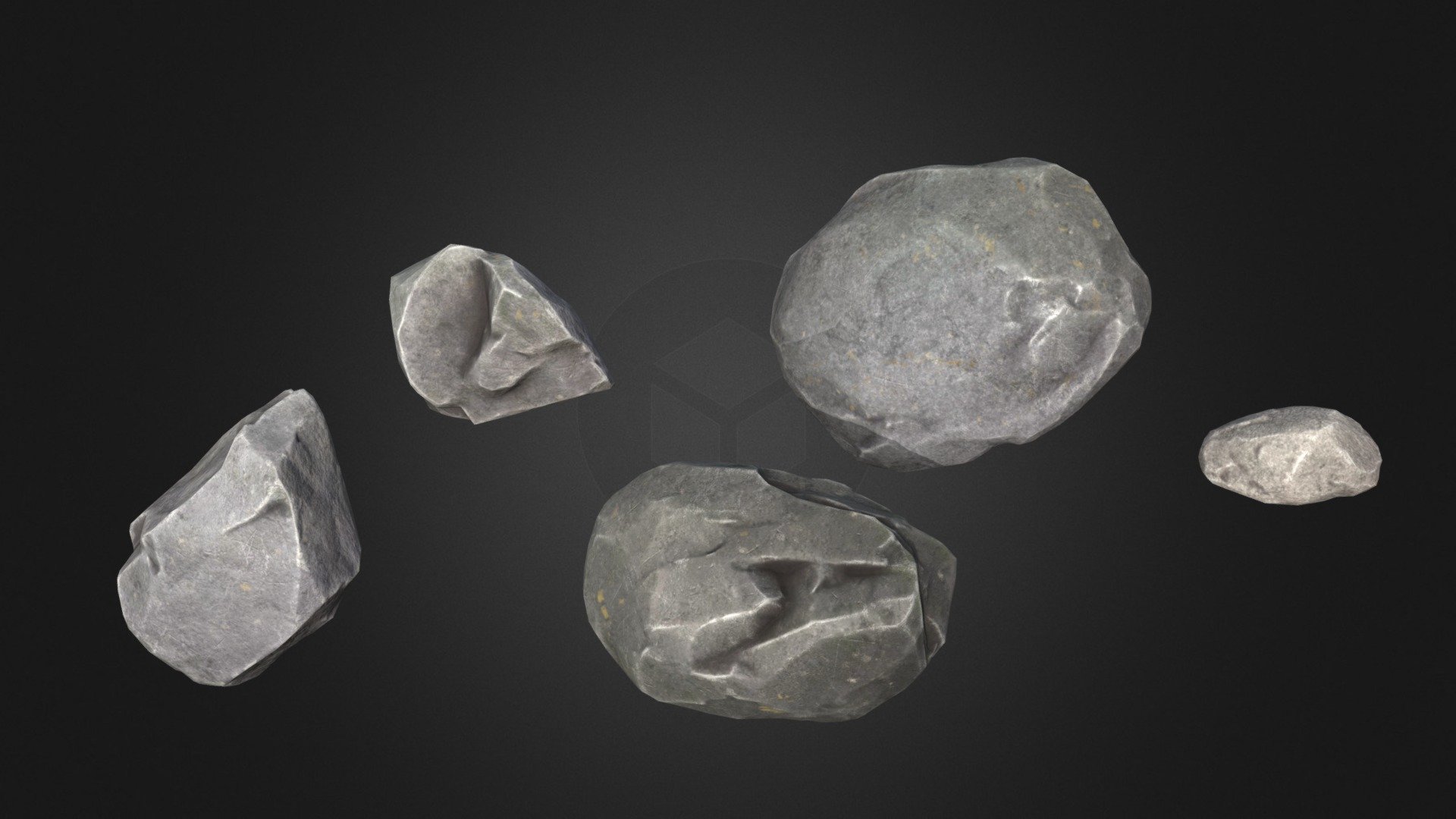 Realistic Rocks - 3D model by ZXY_618 [11e5191] - Sketchfab