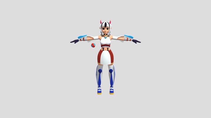 Crossette from Xenoblade 3D Model