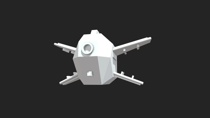 Surveillance Drone model – Modello 3D gratuito STL