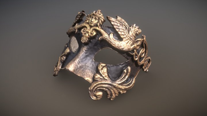 Venetian Mask 3D Model