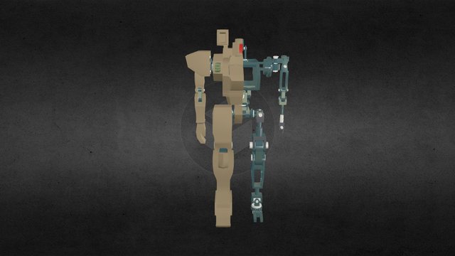 Mech's skeletion 3D Model
