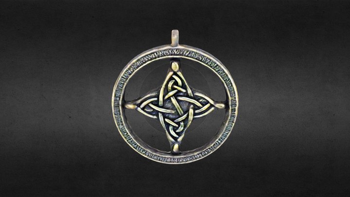Celtic Pendant 3D Model