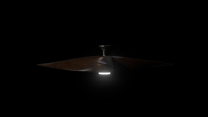 Ventilateur bois 3D Model
