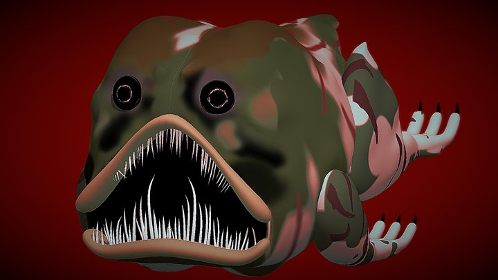 Monster Frog 3D Model