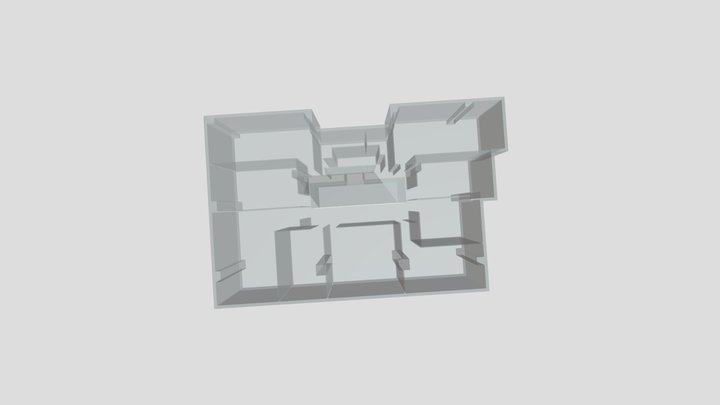 8F_FloorPlan 3D Model