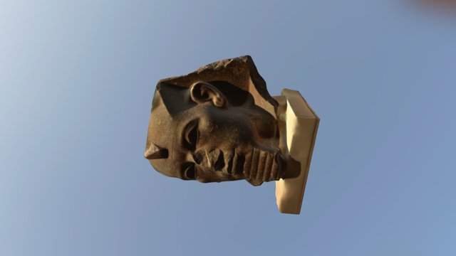 Granite-head-of-amenemhat-iii 3D Model