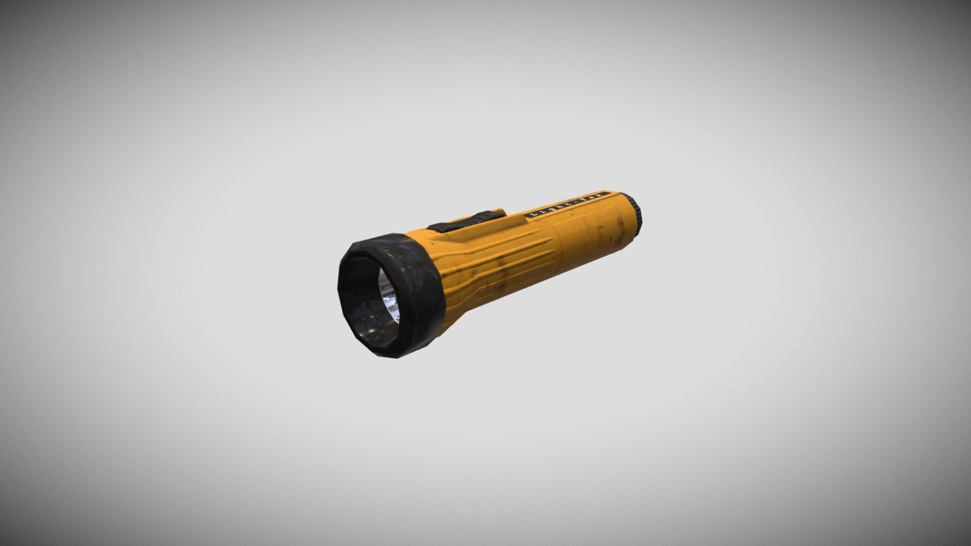 Yellow Hand Held Torch - Game Ready - 3D model by SamMonahan (@SAMOLD ...
