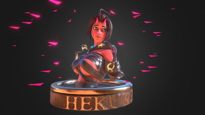 Hekuba Bust (No Mask Version) 3D Model