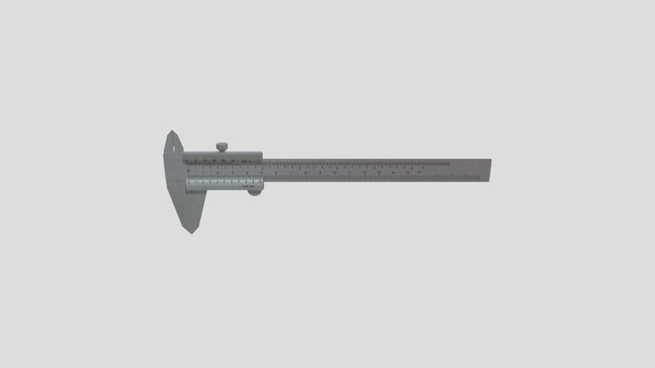 Vernier Caliper 3D Model