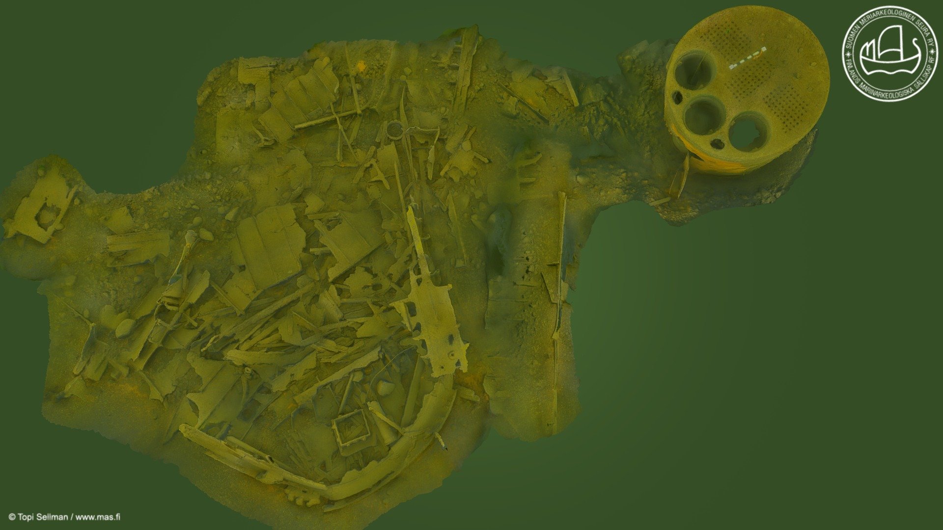 SHIPWRECK SS ORION (HELSINKI) - Download Free 3D model by The Maritime ...