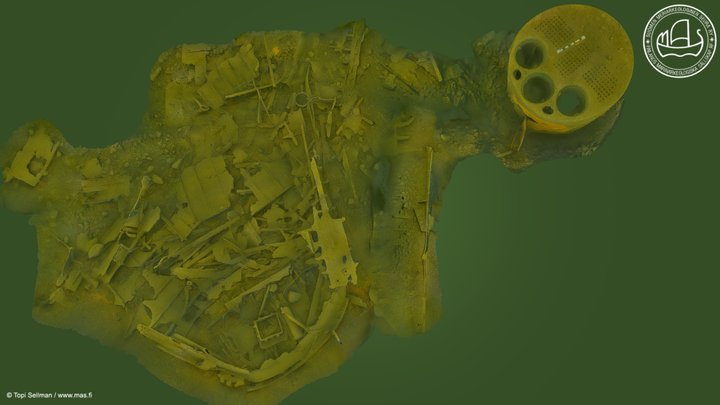SHIPWRECK SS ORION (HELSINKI) 3D Model