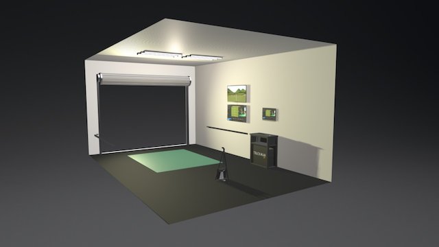 TrackMan Indoor/Outdoor Simulator 3D Model