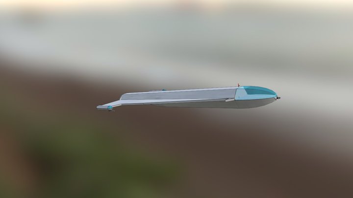 Hyperion Class Destroyer 3D Model