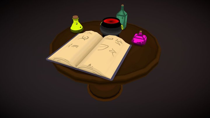 Lab Table 3D Model
