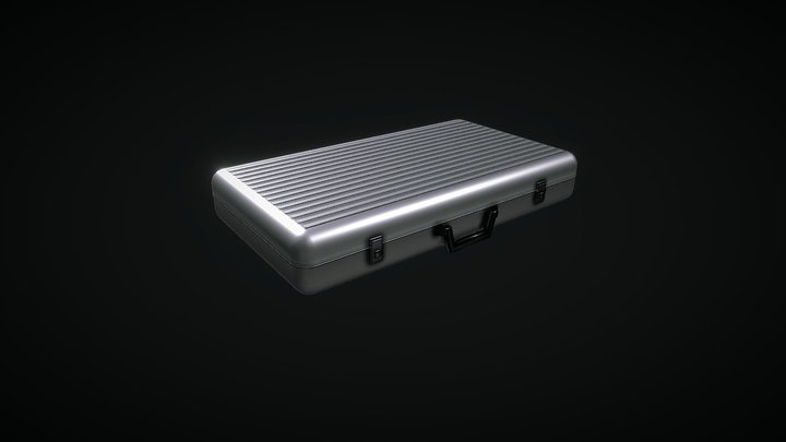 Metal Briefcase 3D Model