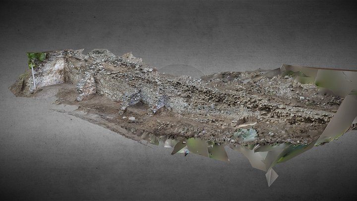 Archaeological site in Southtyrol 3D Model