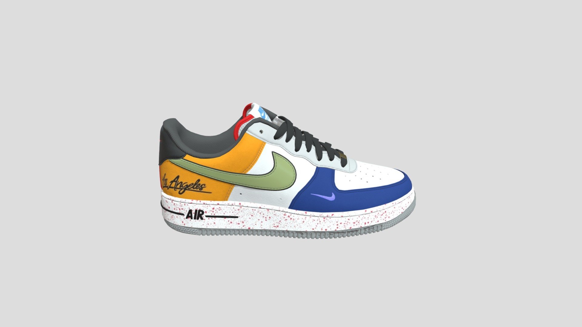 dot swoosh our force one 1 AF1 nike air Wtla - 3D model by awax38000 ...