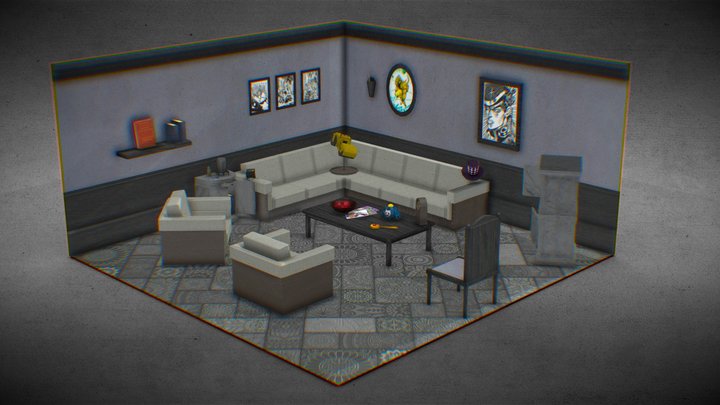 Coco Large's Room From GoGo's Strange Tales 3D Model