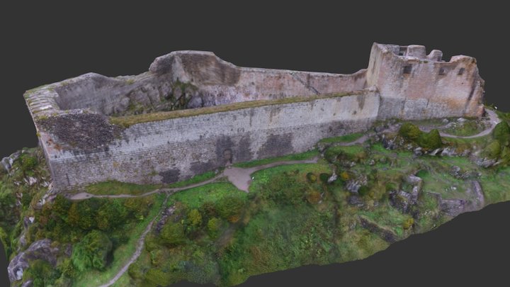 Château de Montségur 3D Model