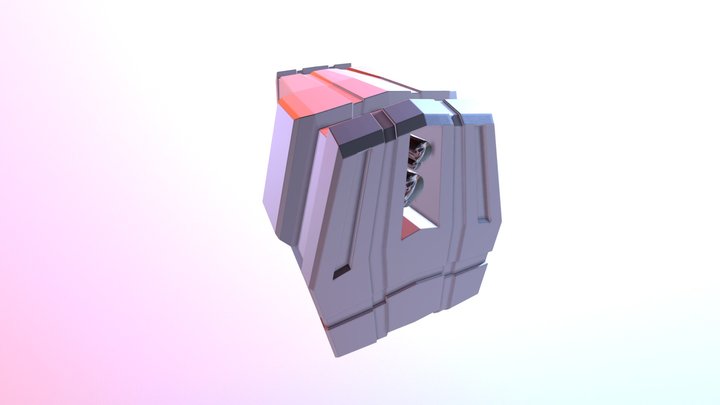 Enforcer-Bot Head 3D Model