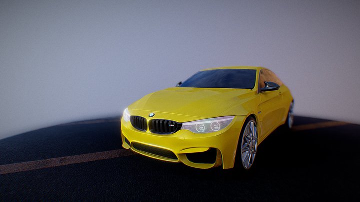 BMW M4 f82 3D Model
