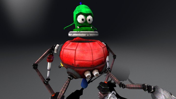 Meca: teaching exercice, animation rigging basic 3D Model