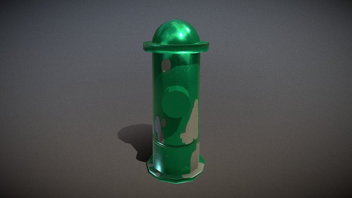 Fire Hydrant- With Texture 3D Model