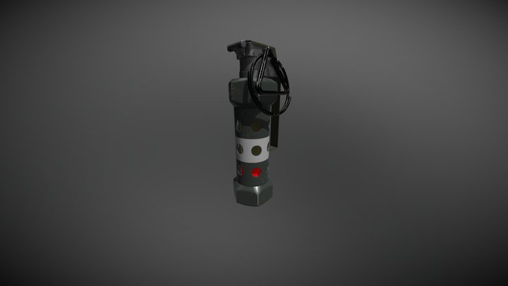 M84 Stun Grenade 3D Model