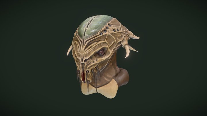 Mars-Alien 3D Model