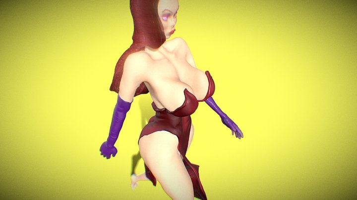 "Jessica Rabbit 3D Model – Retro Sculpt" 3D Model