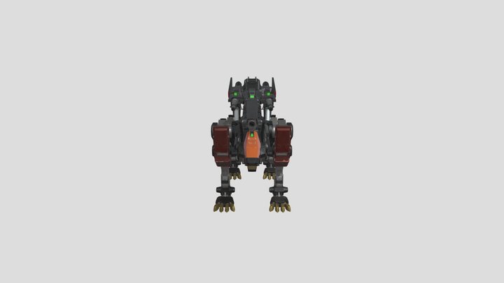 Zoid:Command Wolf 3D Model