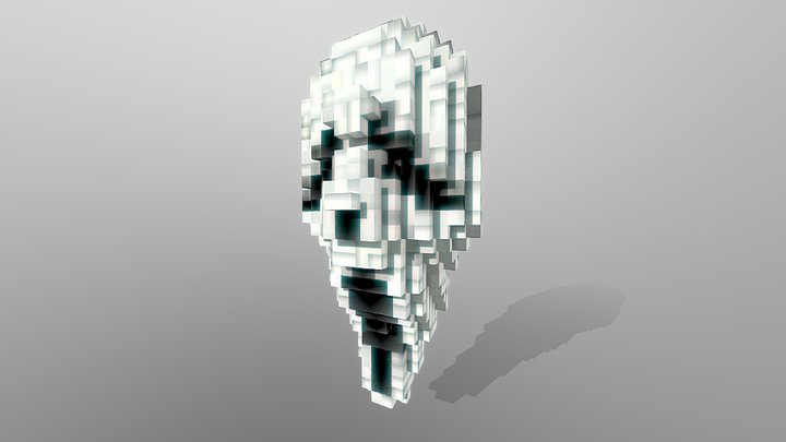Ghostface Mask 3D Model