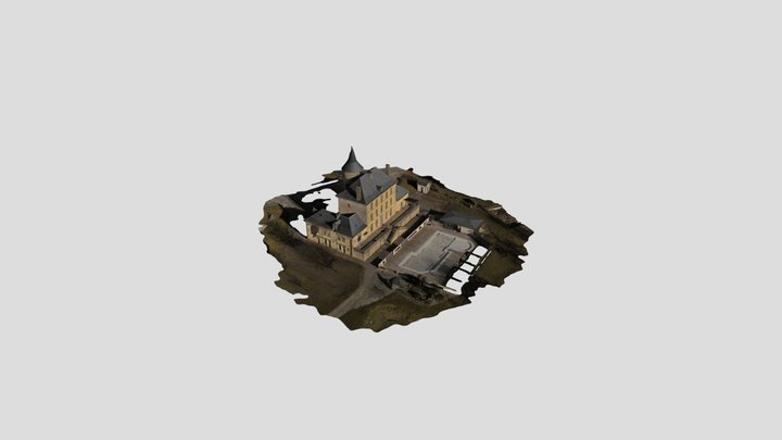 Château dans le Lot 3D Model