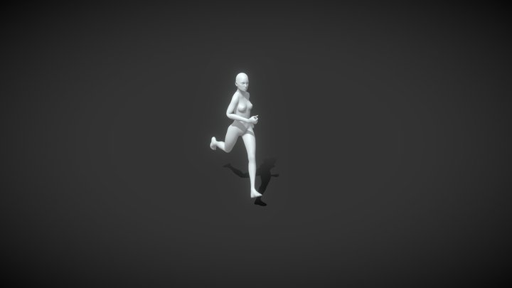 Female Body Base Mesh 28 Animations 10k Poly 3D Model
