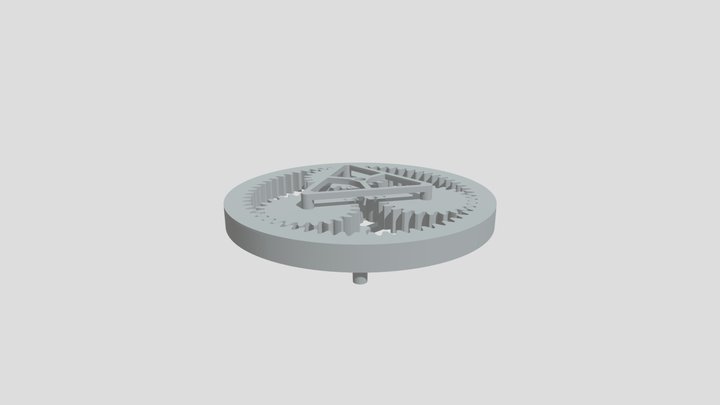 -5:1 Planetary Gear 3D Model